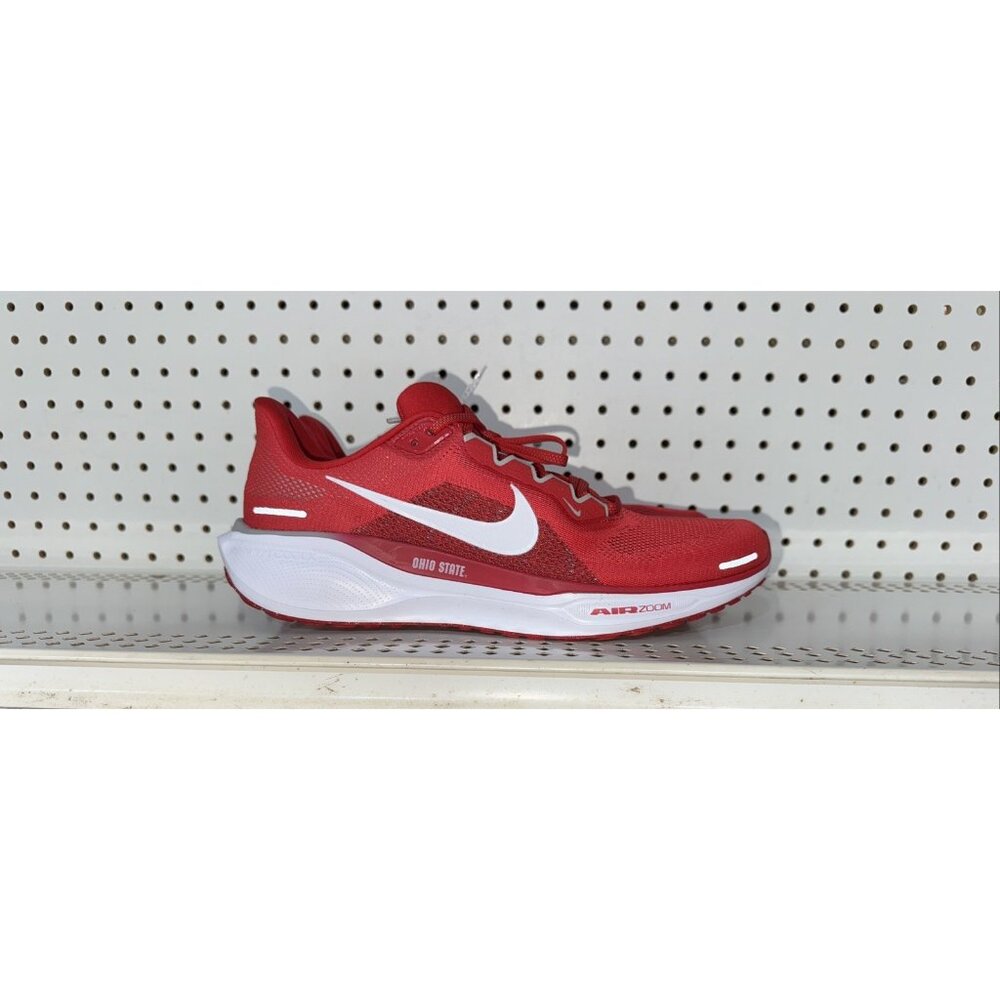 Nike Air Zoom Pegasus 41 Ohio State Buckeyes Mens Running Shoes Size 8 Red